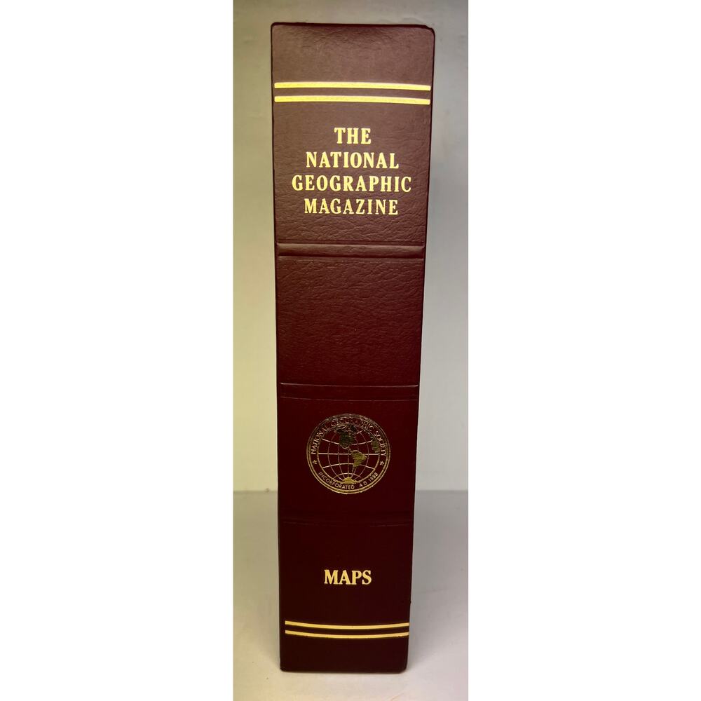 National Geographic Maps Collection Binder & 10+ Fold-Out Maps Atlas Travel Map